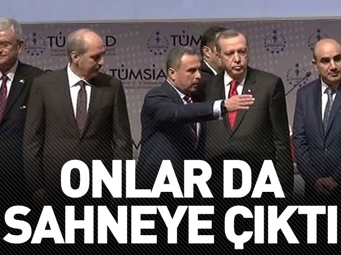 Onlar da sahneye çıktı