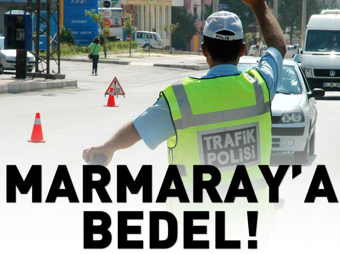Trafikte 10 yılda 1 'Marmaray'lık ceza kesildi