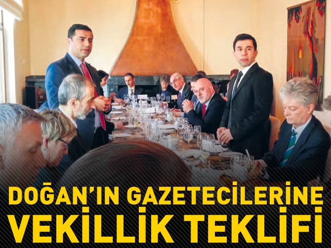 HDP'den Doğan Medyası'nın isimlerine milletvekilliği teklifi