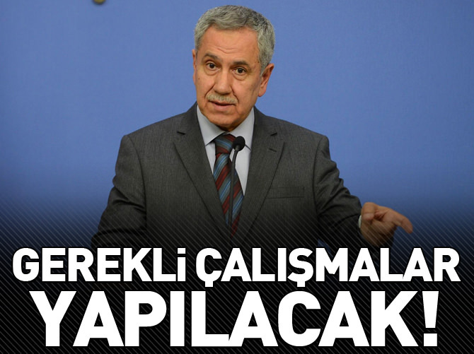Arınç'tan önemli açıklamalar!