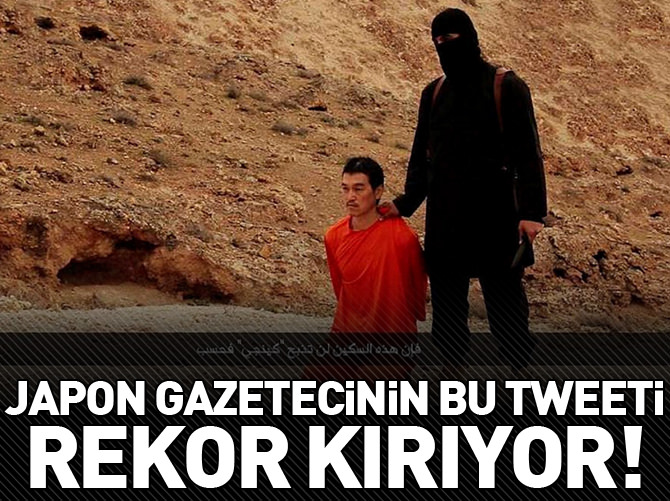 Japon gazetecinin bu tweeti rekor kırıyor