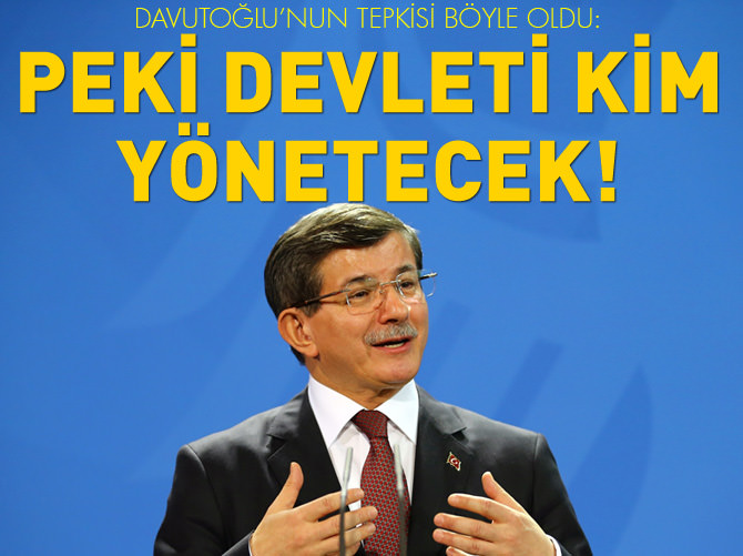 Bürokrat adaya Davutoğlu freni