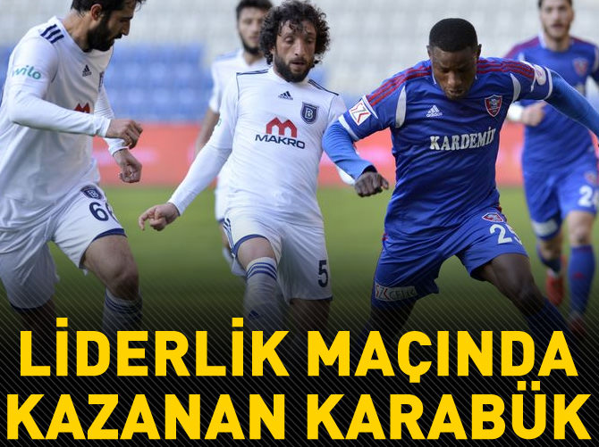 Liderlik maçında gülen taraf Karabük oldu