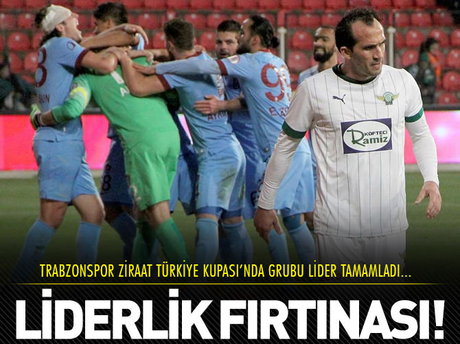 Trabzonspor lider bitirdi!