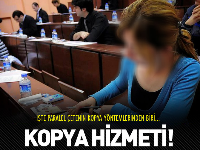 İşte paralel çetenin kopya yöntemi!
