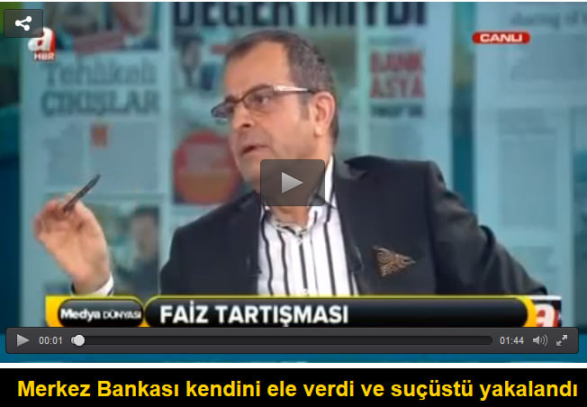 Merkez Bankası kendini ele verdi