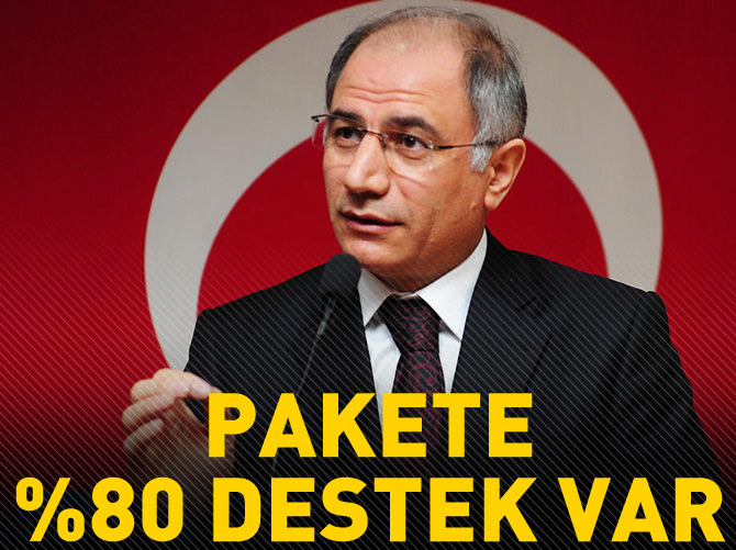 Pakete yüzde 80 destek var