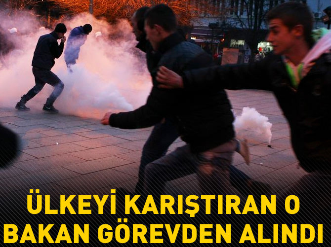 Ülkeyi karıştıran bakan görevden alındı