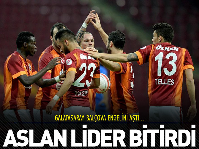 Galatasaray lider bitirdi!