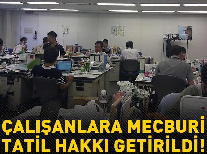 Japon hükümeti çalışanlara mecburi tatil yapma hakkı getirdi!
