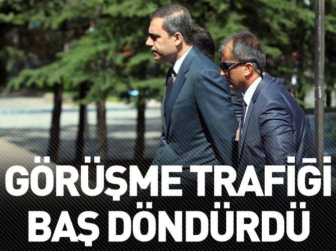 Görüşme trafiği baş döndürdü