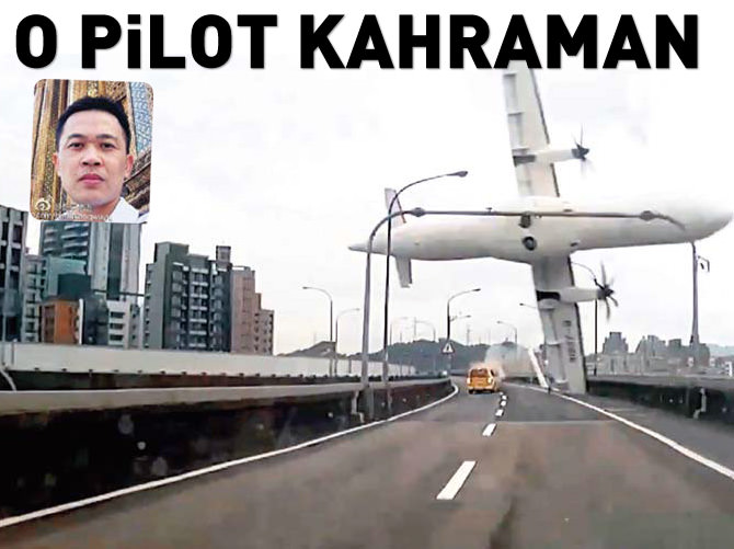 O pilot kahraman ilan edildi