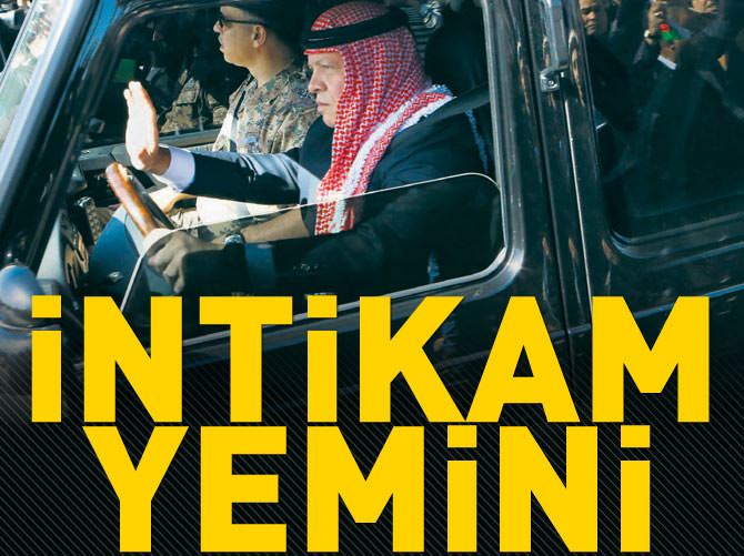Ürdün Kralı intikam yemini etti