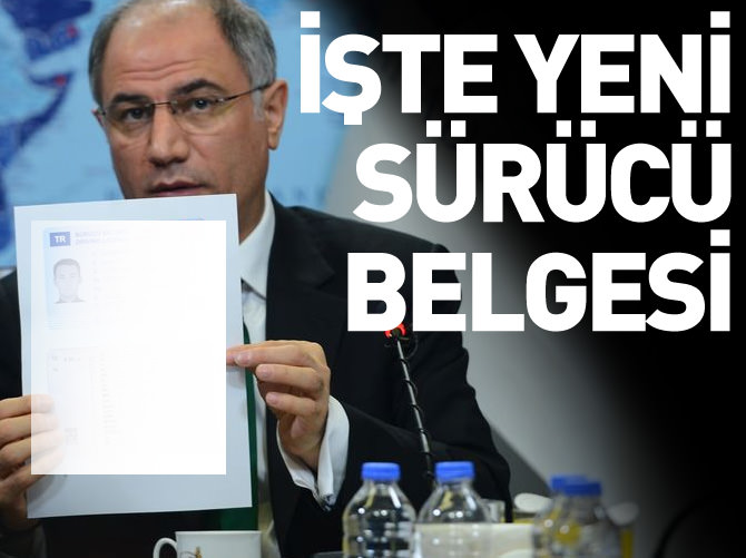 İşte yeni sürücü belgesi