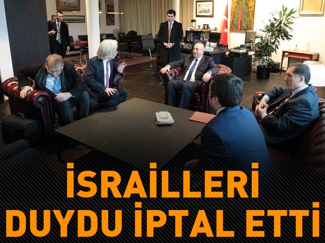 Çavuşoğlu, İsraillileri duydu programını iptal etti