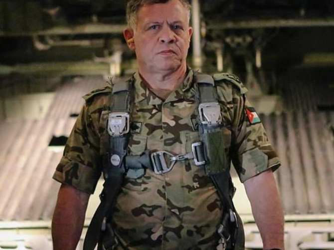 Ürdün Kralı IŞİD'e bu pozla gözdağı verdi