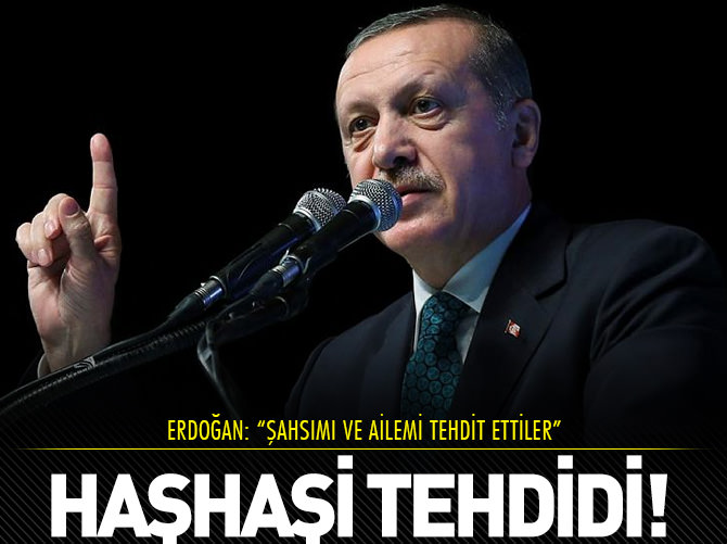 Cumhurbaşkanı Erdoğan: "Ailemi tehdide başladılar"