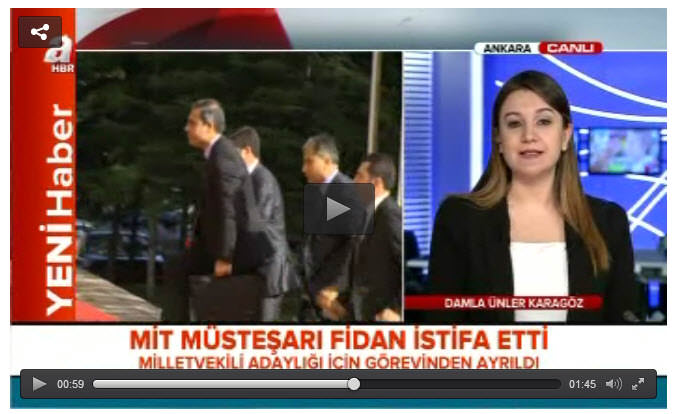 MİT Müsteşarı Hakan Fidan istifa etti