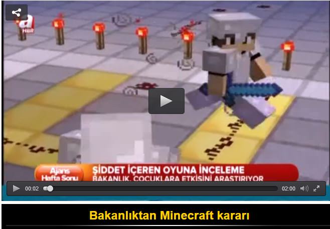 Aile Bakanlığı'ndan Minecraft'a şok!