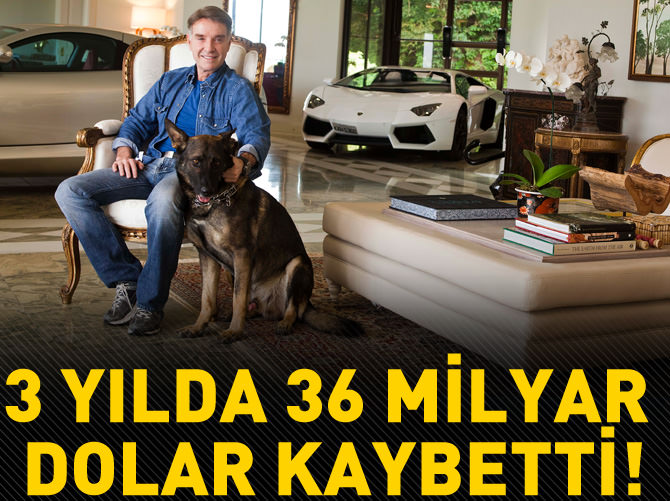 Milyarder işadamı üç yılda tüm servetini kaybetti