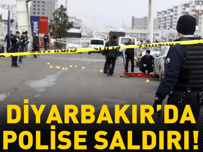 Diyarbakır'da polise silahlı saldırı
