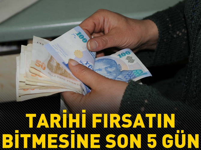 Tarihi fırsatın bitmesine son 5 gün