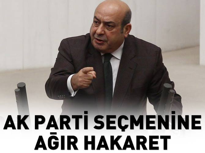 Hasip Kaplan'dan AK Parti seçmenine ağır hakaret