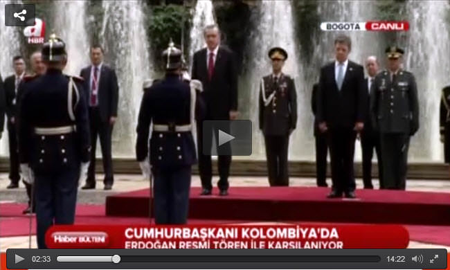 Cumhurbaşkanı Erdoğan Kolombiya'da - 1