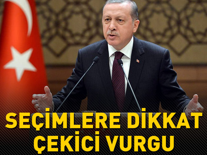 Erdoğan: Hazirandaki seçimde başkanlık oylanacak