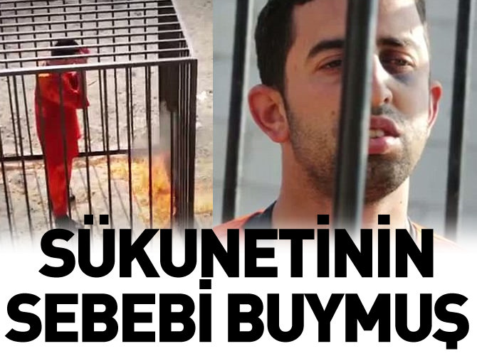 Yanan pilotun sükunetinin sebebi belli oldu