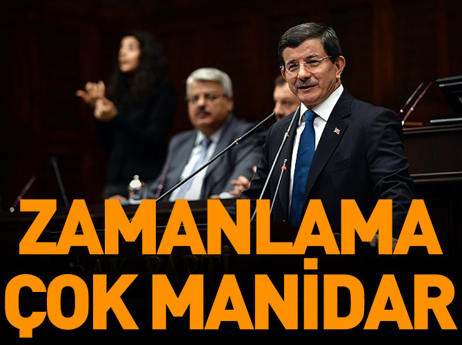 Zamanlama çok manidar