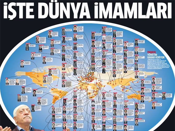 İşte paralel örgütün dünya imamları