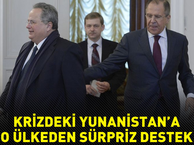 Krizdeki Yunanistan'a o ülkeden sürpriz destek!