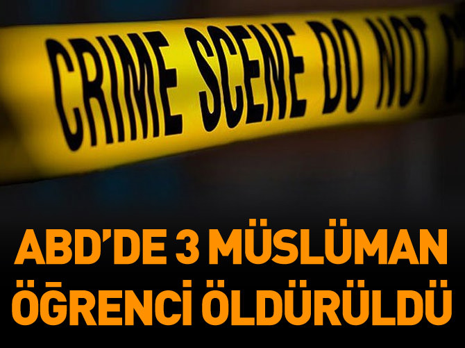 ABD'de üç Müslüman vurularak öldürüldü