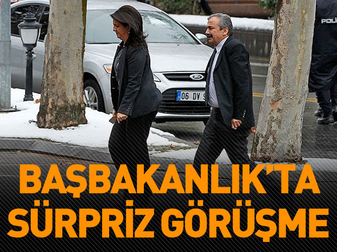 Başbakanlık'ta sürpriz görüşme