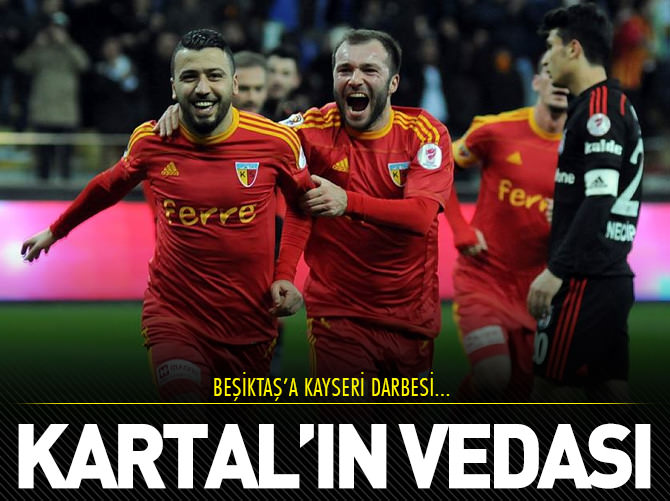 Beşiktaş kupaya veda etti!