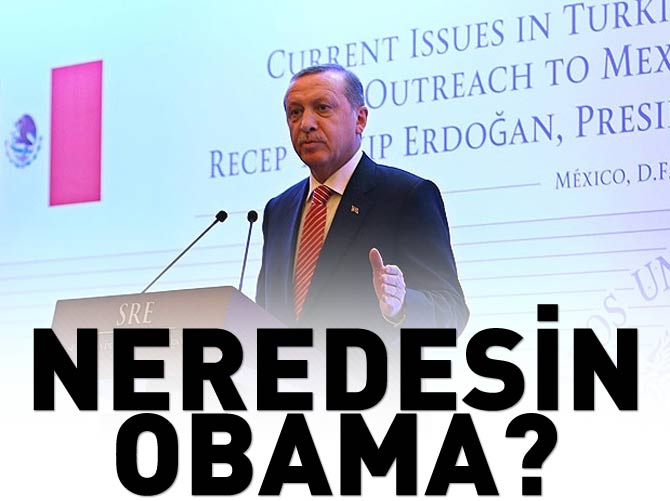 Erdoğan'dan Obama'ya sert tepki!