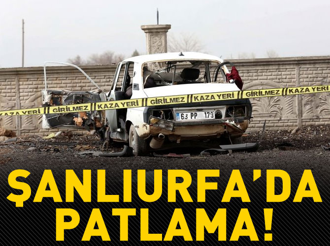 Şanlıurfa'da patlama