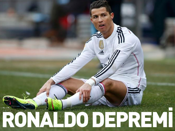 Real Madrid'de Ronaldo depremi!