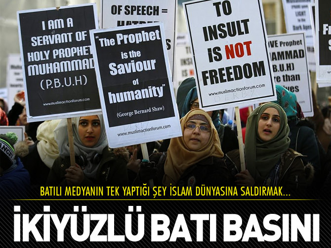 Batı basınının ikiyüzlülüğü!