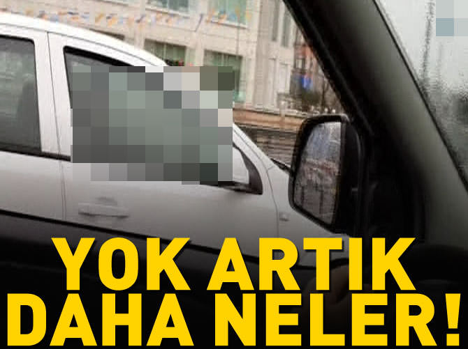 Direksiyon başında gazete keyfi!
