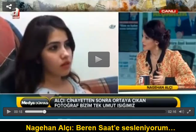 Nagehan Alçı: Beren Saat’e sesleniyorum…
