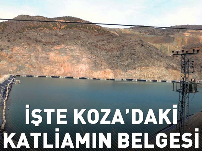 İşte Koza'daki çevre katliamının belgesi