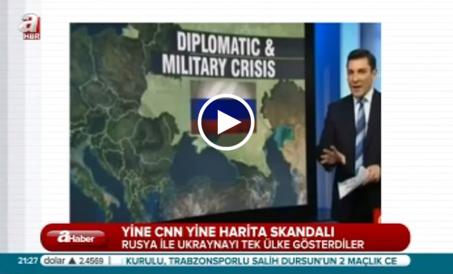 Yine CNN yine harita skandalı!