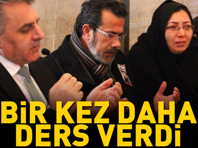 Özgecan’ın babasından bir olgunluk dersi daha