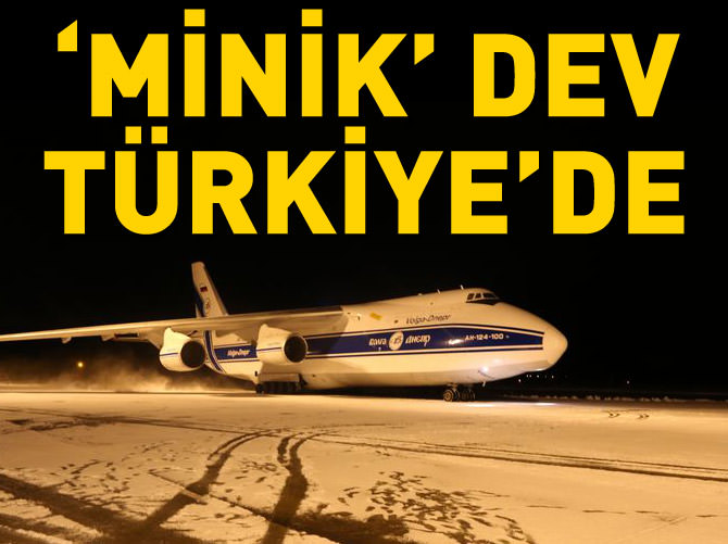 "Minik Kelebek" lakaplı dev kargo uçağı Bursa'da