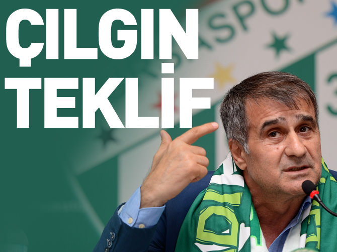 Şenol Güneş'e çılgın teklif