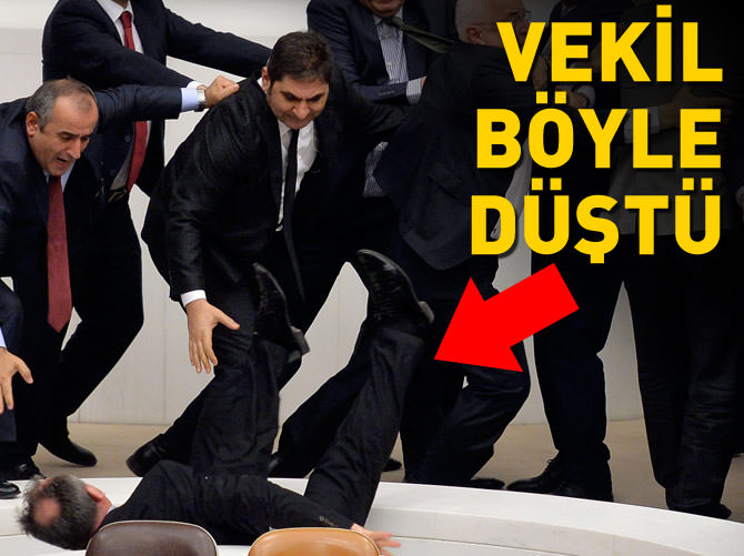 Meclis'te yine kavga çıktı
