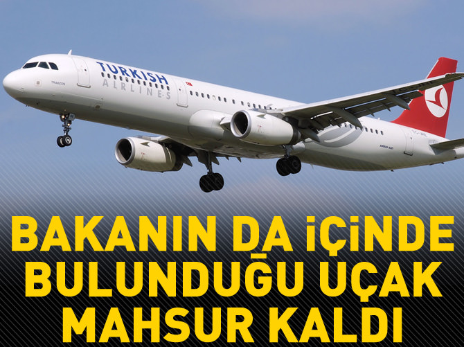 THY uçağı Amman'da mahsur kaldı
