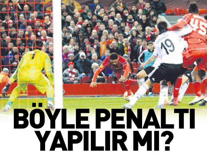 Böyle penaltı yapılır mı?